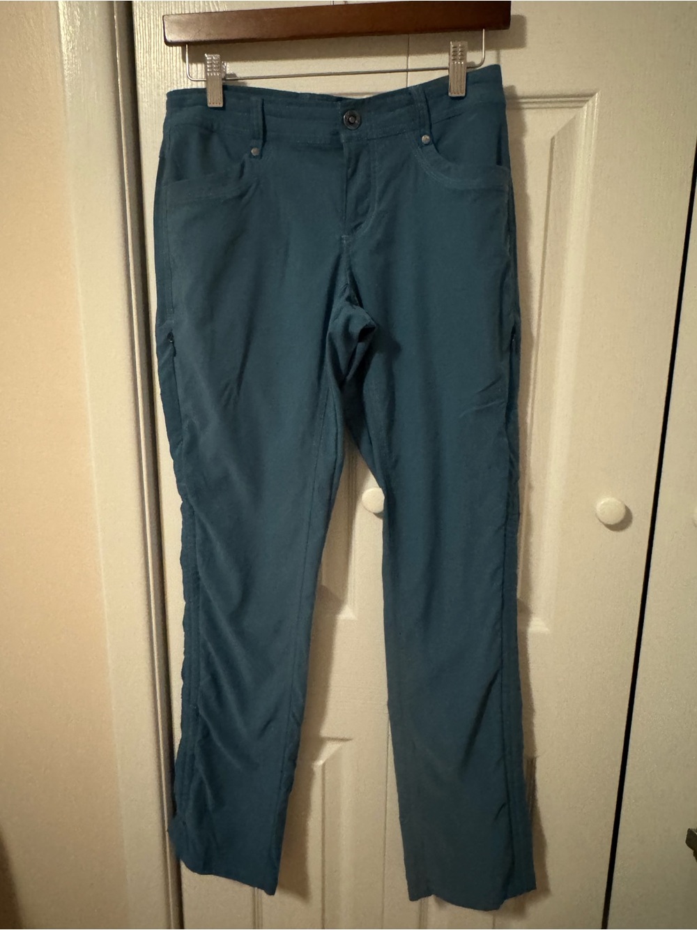 KÜHL Trekr Hiking Pants Women’s Size 2R Teal Blue UPF 50+ Lightweight Outdoor